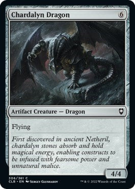 Chardalyn Dragon (CLB) #306 Common (Near Mint) Commander Legends: Battle for Baldur's Gate Magic: The Gathering: 2022