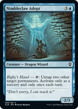 Nimbleclaw Adept (CLB) #86 Common (Lightly Played) Commander Legends: Battle for Baldur's Gate Magic: The Gathering: 2022
