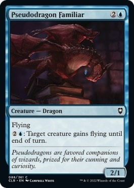 Pseudodragon Familiar (CLB) #88 Common (Lightly Played) Commander Legends: Battle for Baldur's Gate Magic: The Gathering: 2022