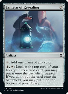 Lantern of Revealing (CLB) #318 Common Commander Legends: Battle for Baldur's Gate Magic: 2022