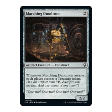 Marching Duodrone (CLB) #321 Common (Lightly Played) Commander Legends: Battle for Baldur's Gate Magic: The Gathering: 2022