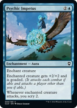 Psychic Impetus (CLB) #89 Common (Lightly Played) Commander Legends: Battle for Baldur's Gate Magic: The Gathering: 2022