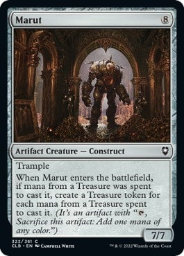 Marut (CLB) #322 Common (Moderately Played) Commander Legends: Battle for Baldur's Gate Magic: The Gathering: 2022