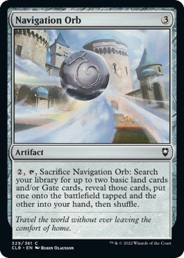 Navigation Orb (CLB) #329 Common (Lightly Played) Commander Legends: Battle for Baldur's Gate Magic: The Gathering: 2022