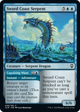 Sword Coast Serpent (CLB) #99 Common (Lightly Played) Commander Legends: Battle for Baldur's Gate Magic: 2022