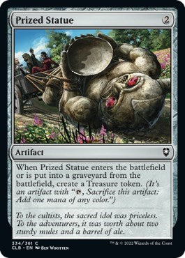 Prized Statue (CLB) #334 Common (Foil Lightly Played) Commander Legends: Battle for Baldur's Gate Magic: The Gathering: 2022