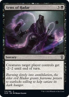 Arms of Hadar (CLB) #113 Common (Lightly Played) Commander Legends: Battle for Baldur's Gate Magic: The Gathering: 2022