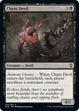 Chain Devil (CLB) #120 Common (Lightly Played) Commander Legends: Battle for Baldur's Gate Magic: The Gathering: 2022