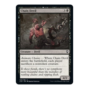 Chain Devil (CLB) #120 Common (Lightly Played) Commander Legends: Battle for Baldur's Gate Magic: The Gathering: 2022