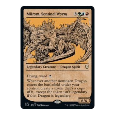 Miirym Sentinel Wyrm Showcase (CLB) #431 Rare (Lightly Played) Commander Legends: Battle for Baldur's Gate Magic: The Gathering: 2022