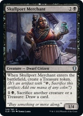 Skullport Merchant (CLB) #149 Uncommon (Moderately Played) Commander Legends: Battle for Baldur's Gate Magic: The Gathering: 2022