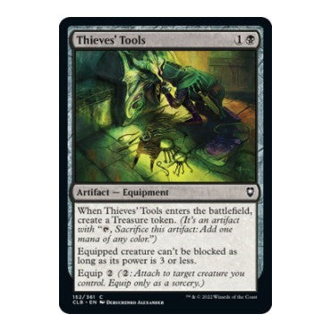 Thieves Tools (CLB) #152 Common (Foil Lightly Played) Commander Legends: Battle for Baldur's Gate Magic: The Gathering: 2022