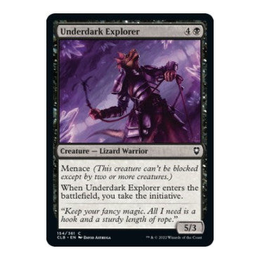 Underdark Explorer (CLB) #154 Common Commander Legends: Battle for Baldur's Gate Magic: The Gathering: 2022