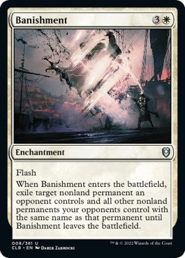 Banishment (CLB) #8 Uncommon (Lightly Played) Commander Legends: Battle for Baldur's Gate Magic: 2022