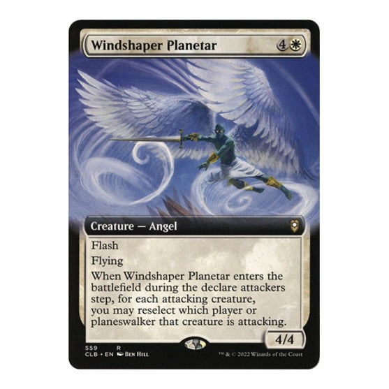 Windshaper Planetar Extended Art (CLB) #559 Rare (Foil Lightly Played) Commander Legends: Battle for Baldur's Gate Magic: The Gathering: 2022