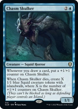 Chasm Skulker (CLB) #714 Rare Commander Legends: Battle for Baldur's Gate Magic: The Gathering: 2022