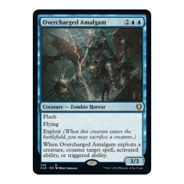 Overcharged Amalgam (CLB) #729 Rare (Lightly Played) Commander Legends: Battle for Baldur's Gate Magic: The Gathering: 2022