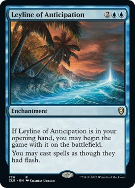 Leyline of Anticipation (CLB) #726 Rare (Lightly Played) Commander Legends: Battle for Baldur's Gate Magic: The Gathering: 2022