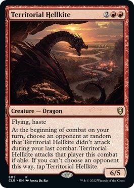 Territorial Hellkite (CLB) #809 Rare (Lightly Played) Commander Legends: Battle for Baldur's Gate Magic: The Gathering: 2022