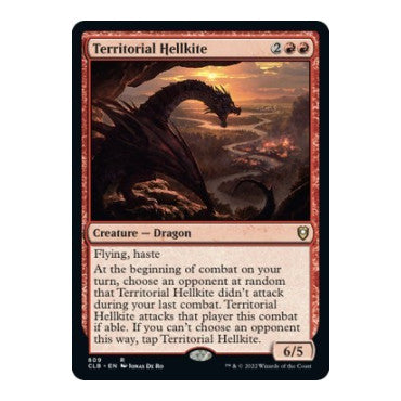 Territorial Hellkite (CLB) #809 Rare (Lightly Played) Commander Legends: Battle for Baldur's Gate Magic: The Gathering: 2022