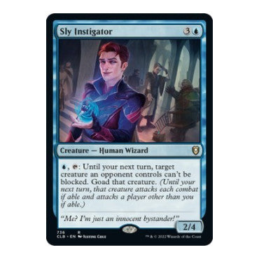Sly Instigator (CLB) #736 Rare (Lightly Played) Commander Legends: Battle for Baldur's Gate Magic: The Gathering: 2022