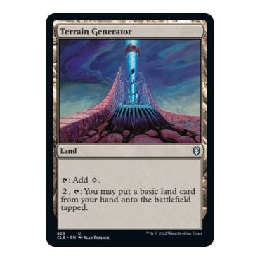 Terrain Generator (CLB) #926 Uncommon (Lightly Played) Commander Legends: Battle for Baldur's Gate Magic: The Gathering: 2022
