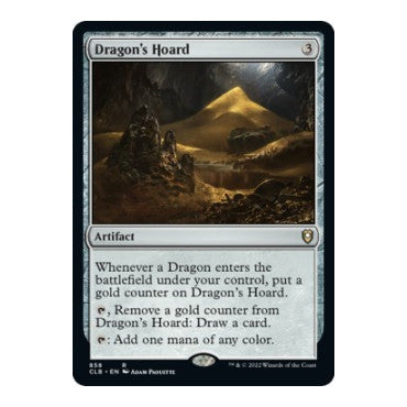Dragons Hoard (CLB) #858 Rare (Lightly Played) Commander Legends: Battle for Baldur's Gate Magic: The Gathering: 2022