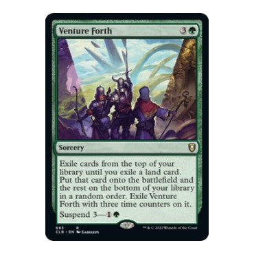 Venture Forth (CLB) #683 Rare (Lightly Played) Commander Legends: Battle for Baldur's Gate Magic: The Gathering: 2022