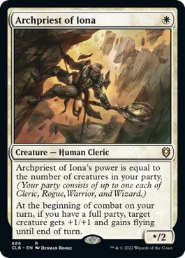 Archpriest of Iona (CLB) #686 Rare (Lightly Played) Commander Legends: Battle for Baldur's Gate Magic: 2022
