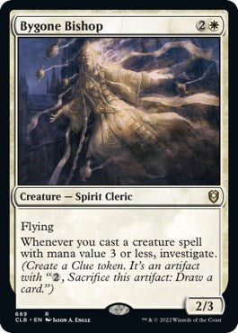 Bygone Bishop (CLB) #689 Rare (Lightly Played) Commander Legends: Battle for Baldur's Gate Magic: The Gathering: 2022