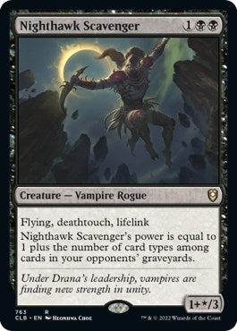Nighthawk Scavenger (CLB) #763 Rare (Lightly Played) Commander Legends: Battle for Baldur's Gate Magic: The Gathering: 2022