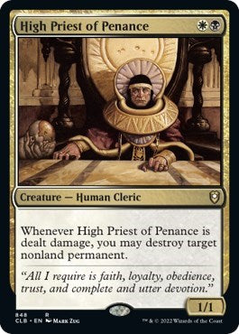 High Priest of Penance (CLB) #848 Rare (Lightly Played) Commander Legends: Battle for Baldur's Gate Magic: The Gathering: 2022