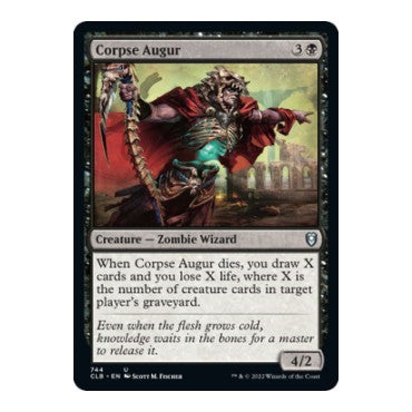 Corpse Augur (CLB) #744 Uncommon (Lightly Played) Commander Legends: Battle for Baldur's Gate Magic: The Gathering: 2022
