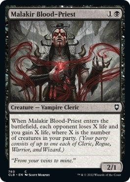 Malakir Blood Priest (CLB) #760 Common (Lightly Played) Commander Legends: Battle for Baldur's Gate Magic: The Gathering: 2022