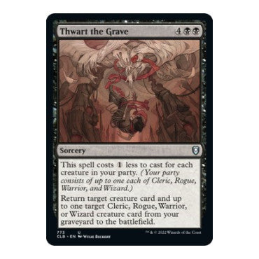 Thwart the Grave (CLB) #773 Uncommon (Lightly Played) Commander Legends: Battle for Baldur's Gate Magic: The Gathering: 2022