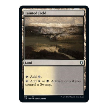 Tainted Field (CLB) #919 Uncommon (Lightly Played) Commander Legends: Battle for Baldur's Gate Magic: The Gathering: 2022