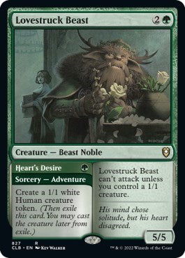 Lovestruck Beast (CLB) #827 Rare (Lightly Played) Commander Legends: Battle for Baldur's Gate Magic: The Gathering: 2022