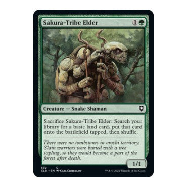 Sakura Tribe Elder (CLB) #832 Common (Lightly Played) Commander Legends: Battle for Baldur's Gate Magic: The Gathering: 2022