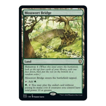 Mosswort Bridge (CLB) #902 Rare (Lightly Played) Commander Legends: Battle for Baldur's Gate Magic: The Gathering: 2022