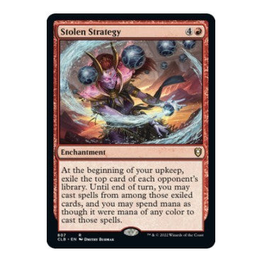 Stolen Strategy (CLB) #807 Rare (Lightly Played) Commander Legends: Battle for Baldur's Gate Magic: The Gathering: 2022