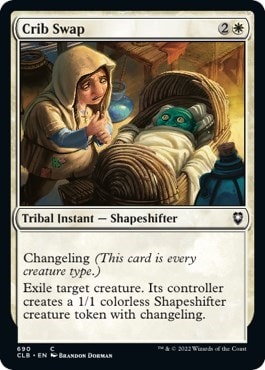 Crib Swap (CLB) #690 Common (Lightly Played) Commander Legends: Battle for Baldur's Gate Magic: The Gathering: 2022