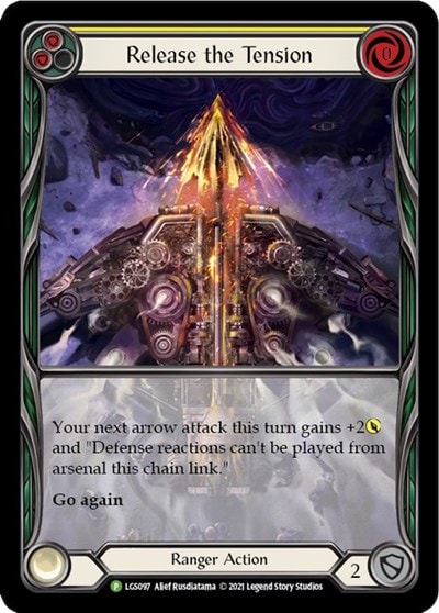 Release the Tension (Yellow) LGS097 (PR) #LGS097 Promo Flesh and Blood: Promo Cards Flesh and Blood TCG: 2019