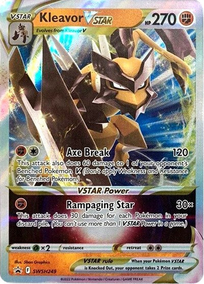 Kleavor VSTAR SWSH249 (SWSD) #SWSH249 Promo (Holofoil Near Mint) SWSH: Sword & Shield Promo Cards Pokemon: 2019