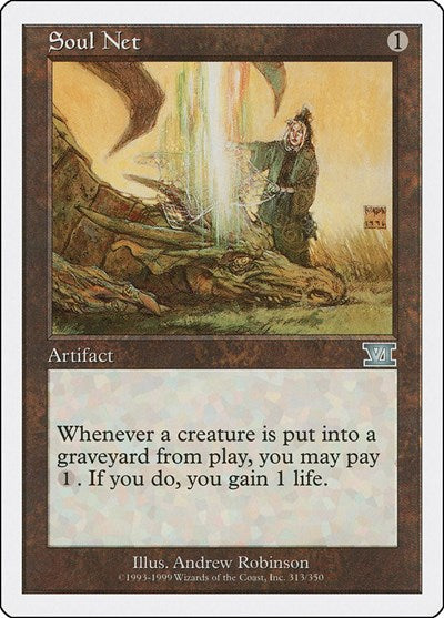 Soul Net (6ED) #313 Uncommon (Heavily Played) Classic Sixth Edition Magic: 1999