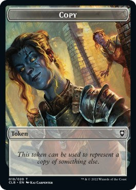 Copy Token (CLB) #19 T (Lightly Played) Commander Legends: Battle for Baldur's Gate Magic: The Gathering: 2022