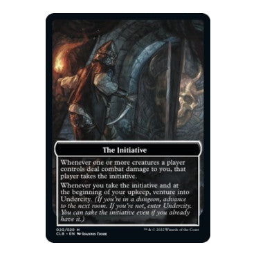 The Initiative // Undercity Double-Sided Token (CLB) #20 T (Foil Near Mint) Commander Legends: Battle for Baldur's Gate Magic: The Gathering: 2022