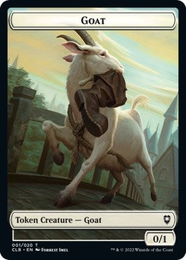Goat Token (CLB) #1 T (Lightly Played) Commander Legends: Battle for Baldur's Gate Magic: The Gathering: 2022