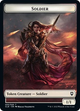 Soldier Token (CLB) #5 T (Lightly Played) Commander Legends: Battle for Baldur's Gate Magic: 2022