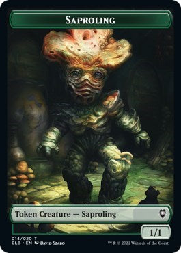 Saproling Token (CLB) #14 T (Lightly Played) Commander Legends: Battle for Baldur's Gate Magic: 2022