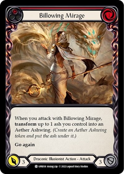 Billowing Mirage Red (UPR) #UPR018 Common (Lightly Played) Uprising Flesh and Blood TCG: 2022